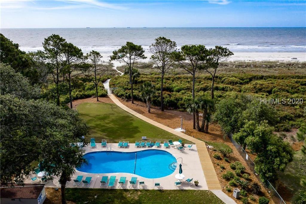 Direct Oceanfront Private Villa Overlooking Pool/Beach - South Forest Beach - Right Next To Coligny Plaza Хилтън Хед Айлънд Екстериор снимка